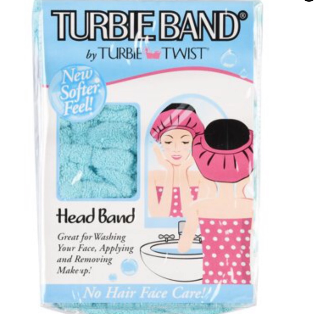 TURBIE BAND HAIRBAND FOR SPA FACIALS NWT
